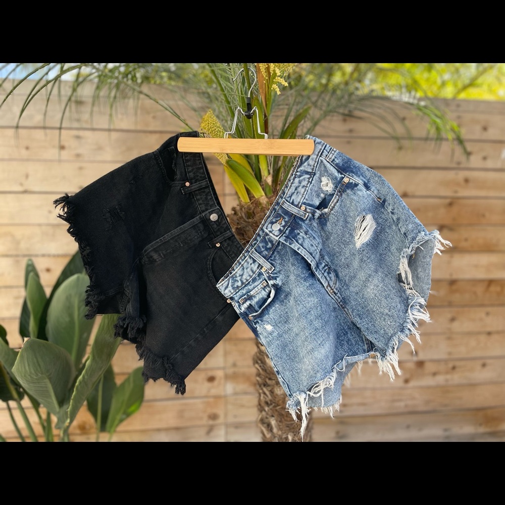 Set of two Wild Fable Highest Rise Denim Jean Frayed Shorts size small